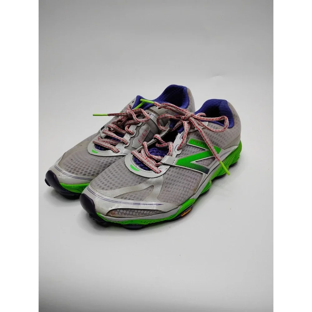 New Balance Minimus 1010 Trail Running Shoes Women's‎ 8 Grey Purple Vibram USA